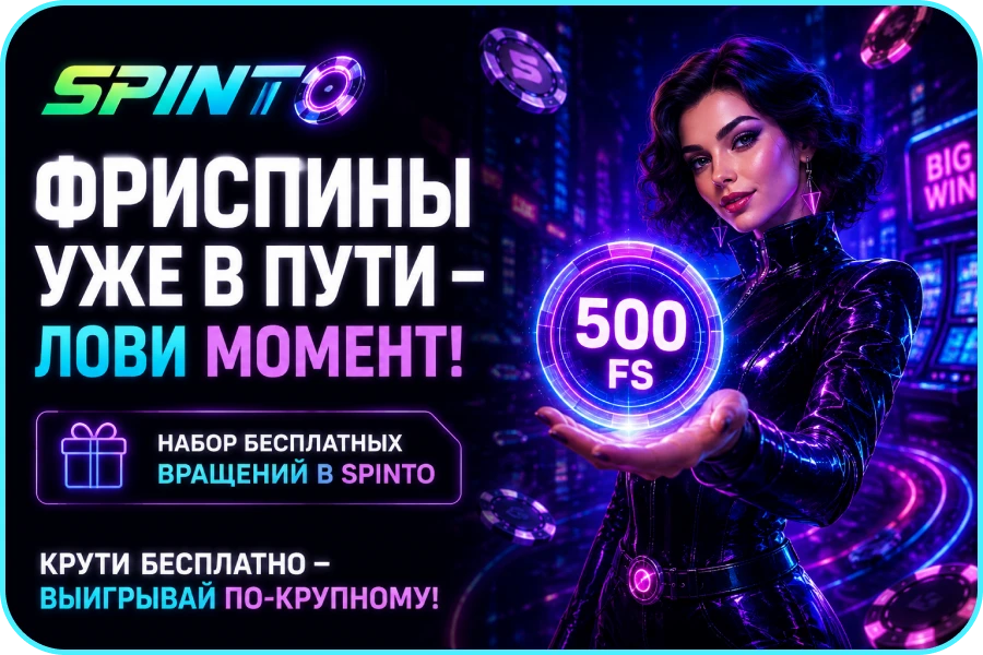 spinto бонусы и бесплатные вращения