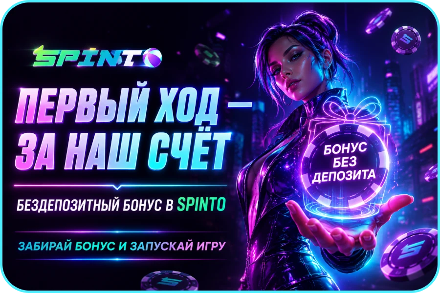 spinto бездепозитный бонус